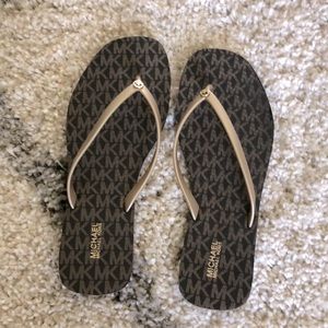 NWOT Michael Kors Flip Flops
